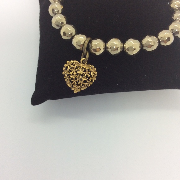 Pyrite Heart Bracelet - Picture 3 of 3